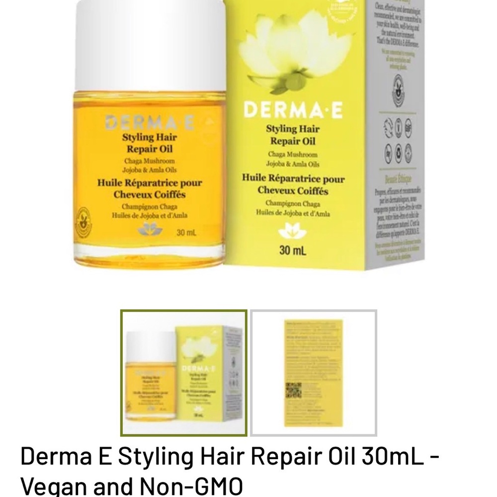Styling Hair Repair Oil - DERMA-E